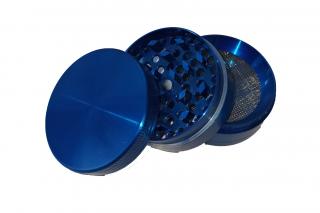 Čtyřdílná drtička s průměrem 50 mm Barva: Modrá
