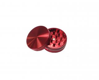 Kovová drtička dvoudílná ø 50 mm - různé barvy Barva: Červená
