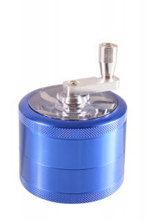 Kovová drtička s mlýnkem ø 55 mm Barva: Modrá