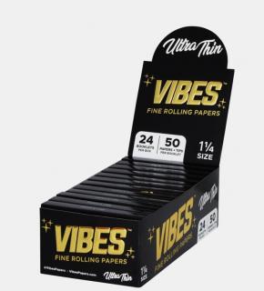 Krátké cigaretové papírky + filtry Vibes Ultra Thin 1 1/4