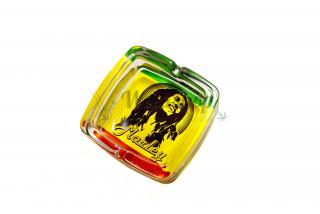 Skleněný popelník - Bob Marley Varianty: Bob Marley