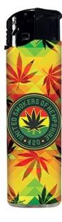 Spotřební zapalovač B!Flame Jamaica Varianty: Smokers