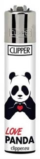 Zapalovač Clipper Panda Motiv: Love panda