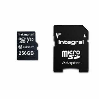 256 GB bezpečnostní kamera microSD karta pro palubní kamery, domácí kamery, CCTV, body kamery a drony