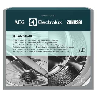 AEG/Electrolux Clean Care čistič, odvápňovač a dezinfekce pro pračky a myčky, 6 cyklů (M3GCP400)