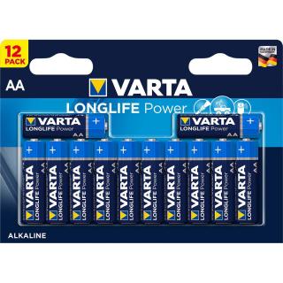 Alkalická baterie VARTA Long Life Power AA 1.5V, 12ks, VARTA-4906-12B