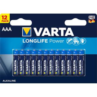 Alkalická baterie VARTA Long Life Power AAA 1.5V, 12ks, VARTA-4903-12B