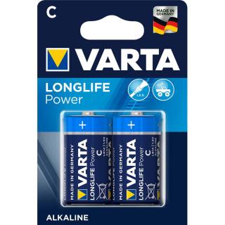 Alkalická baterie Varta LONGLIFE Power C/LR14 1.5V, 2ks, VARTA-4914/2B
