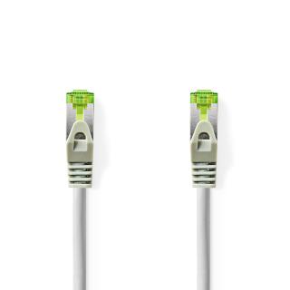 Cat 7 kabel | S / FTP | RJ45 | RJ45 | 10.0 m | Kulatý | LSZH | Šedá | Box s Okénkem