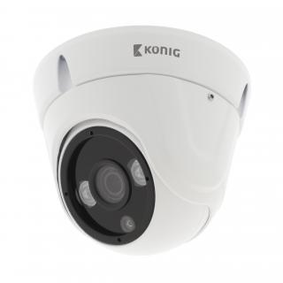 CCTV HD dome kamera venkovní bílá König SAS-AHDCAM01