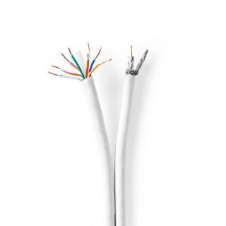 Coax / CAT6 Combination Cable | 25.0 m