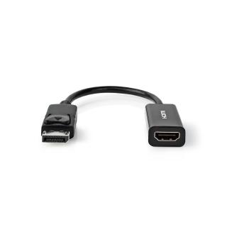 DisplayPort – HDMI™ Kabel s Adaptérem | DisplayPort Zástrčka | HDMI™ Výstup | 0,2 m | Černý