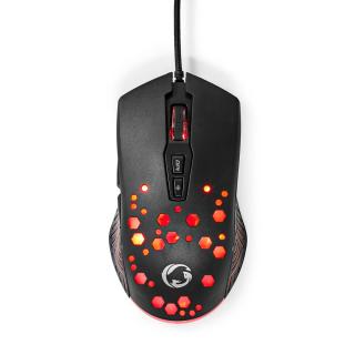 Gaming Mouse | Kabelové | DPI: 800 / 1200 / 2400 / 3200 / 4800 / 7200 dpi | Nastavitelné DPI | Počet tlačítek: 7 | Programovatelná tlačítka | Pro…