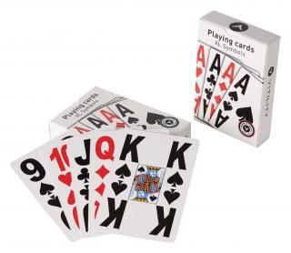 Kanastové hrací karty s extra velkými symboly Vitility VIT-70410060
