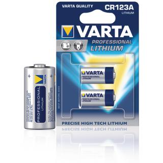 Lithiová baterie Varta CR123A 3 V, 2ks, VARTA-CR123A