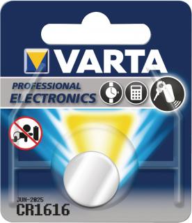 Lithiová knoflíková baterie CR1616 3 V, VARTA-CR1616