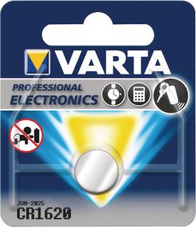 Lithiová knoflíková baterie CR1620 3 V, VARTA-CR1620