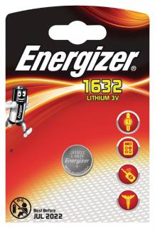 Lithiová knoflíková baterie CR1632 3 V, Energizer EN-E300164000