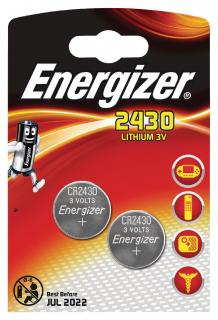 Lithiová knoflíková baterie CR2430 3 V 2 ks, Energizer EN-637991