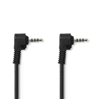 Nedis A/V kabel zástrčka Jack 4-pin 3.5 mm - zástrčka Jack 4-pin 3.5 mm, 2 m (CVGP22000BK20)