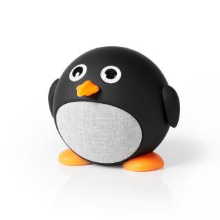 Nedis Animaticks Pippy Pinguin Bluetooth reproduktor, 3 h přehrávání, Hands-Free volání (SPBT4100BK)