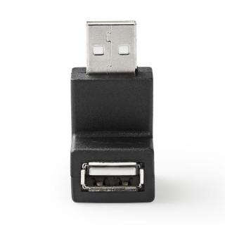 Nedis CCGP60930BK adaptér USB A zástrčka - USB A zásuvka 90°