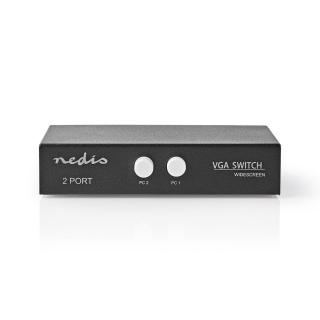 Nedis CSWI5902BK přepínač 2x VGA vstup - 1x VGA výstup