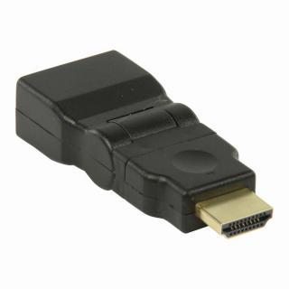 Nedis CVGP34905BK adaptér HDMI A zástrčka - HDMI A zásuvka otočná s kloubem