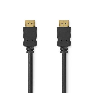 Nedis High Speed HDMI kabel zástrčka HDMI - zástrčka HDMI, 2 m, černá (CVGP34000BK20)