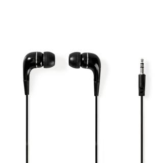 Nedis HPWD1001BK špuntová sluchátka do uší, 94 dB, kabel 1.2 m, černá