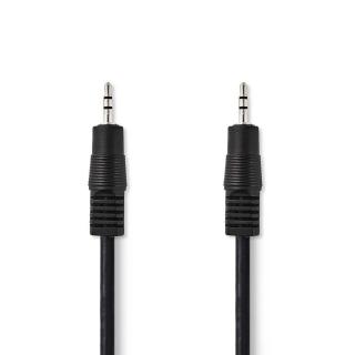 Nedis kabel zástrčka Jack 2.5 mm - zástrčka Jack 2.5 mm, 1 m, černá (CAGP21000BK10)