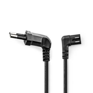 Nedis napájecí kabel zástrčka EURO - IEC-320-C7, černá, 3 m (CEGL11055BK20)