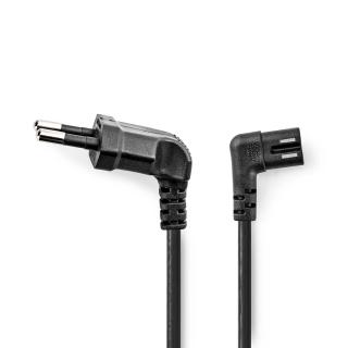 Nedis napájecí kabel zástrčka EURO - IEC-320-C7, černá, 3 m (CEGL11055BK30)