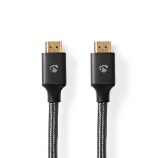 Nedis Profigold Ultra HD HDMI kabel, 8K@60Hz, 48 GB/s, zástrčka HDMI - zástrčka HDMI, 2 m (CVTB35000GY20)