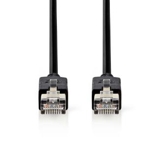 Nedis síťový kabel FTP CAT6, zástrčka RJ45 - zástrčka RJ45, 2 m, černá (CCBW85210AT20)