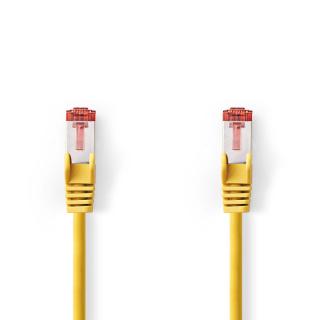 Nedis síťový kabel S/FTP CAT6, zástrčka RJ45 - zástrčka RJ45, 0.15 m, LSZH, žlutá (CCGL85221YE015)
