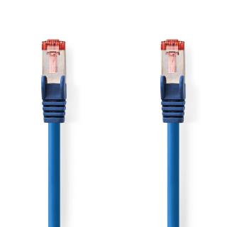 Nedis síťový kabel S/FTP CAT6, zástrčka RJ45 - zástrčka RJ45, 0.5 m, LSZH, modrá (CCGL85221BU05)