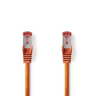 Nedis síťový kabel S/FTP CAT6, zástrčka RJ45 - zástrčka RJ45, 1.5 m, LSZH, oranžová (CCGL85221OG15)