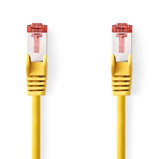 Nedis síťový kabel S/FTP CAT6, zástrčka RJ45 - zástrčka RJ45, 1.5 m, LSZH, žlutá (CCGL85221YE15)