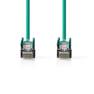 Nedis síťový kabel S/FTP CAT6, zástrčka RJ45 - zástrčka RJ45, 1.5 m, zelená (CCGP85221GN15)