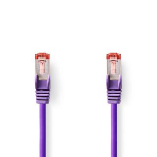 Nedis síťový kabel S/FTP CAT6, zástrčka RJ45 - zástrčka RJ45, 1 m, LSZH, bílá (CCGL85221WT10)