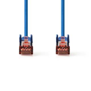 Nedis síťový kabel S/FTP CAT6, zástrčka RJ45 - zástrčka RJ45, 2 m, modrá (CCGP85221BU20)