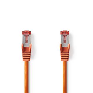 Nedis síťový kabel S/FTP CAT6, zástrčka RJ45 - zástrčka RJ45, 5 m, oranžová (CCGP85221OG50)