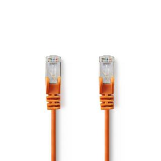 Nedis síťový kabel SF/UTP CAT5e, zástrčka RJ45 - zástrčka RJ45, 1.5 m, oranžová (CCGP85121OG15)