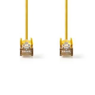 Nedis síťový kabel SF/UTP CAT5e, zástrčka RJ45 - zástrčka RJ45, 5 m, žlutá (CCGP85121YE50)