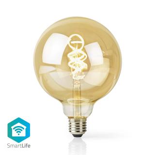 Nedis SmartLife chytrá LED žárovka spiral Globe E27 4.9W 360lm 1800 - 6500 K (WIFILRT10G125)