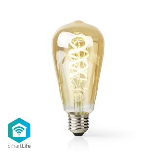 Nedis SmartLife chytrá LED žárovka spiral ST64 E27 4.9 W 360lm 1800 - 6500 K (WIFILRT10ST64)