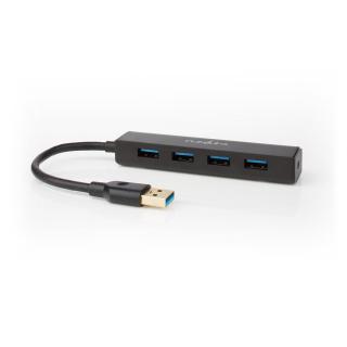 Nedis UHUBU3410BK externí čtyřportový USB 3.0 HUB