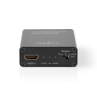 Nedis VEXT3470AT HDMI převodník HDMI na audio analog Jack + digital toslink