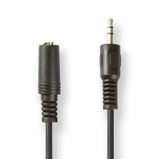 Stereofonní Audio Kabel | 3,5mm Zástrčka | 3,5mm Zásuvka | 3,0 m | Černý